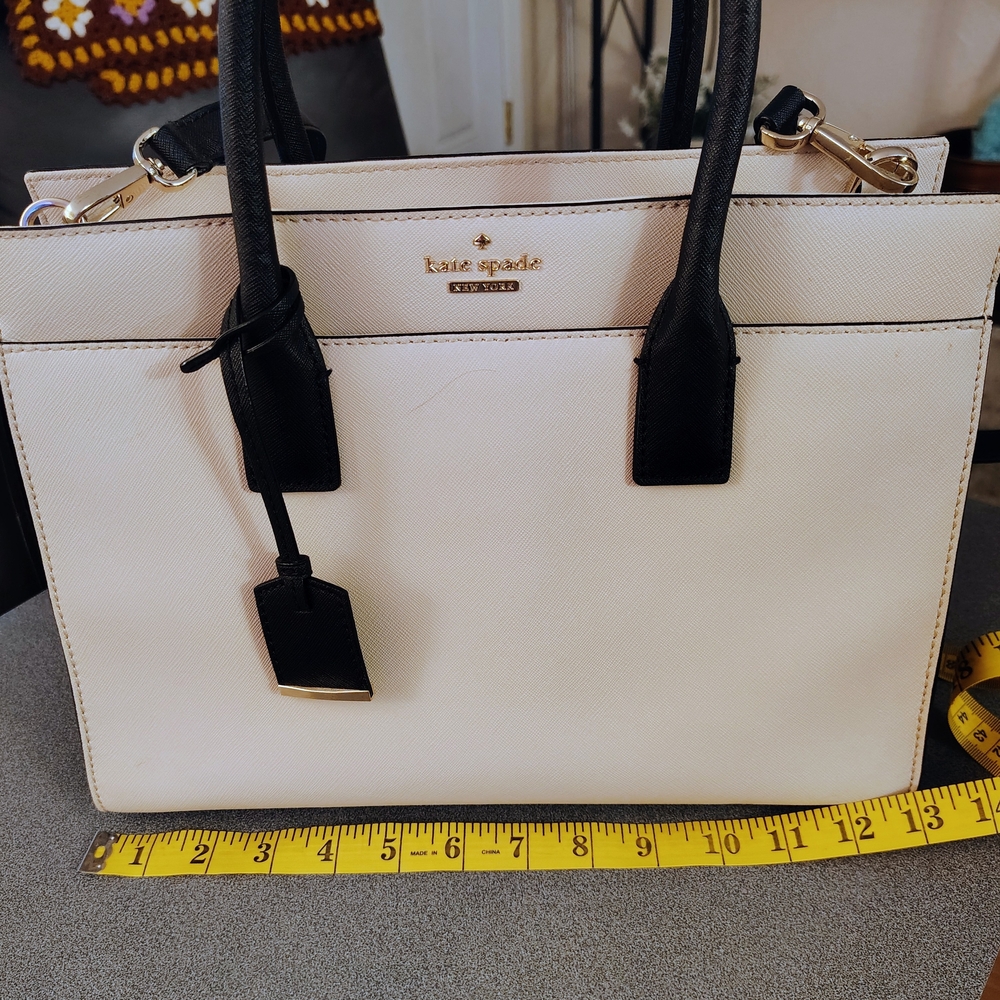 Kate Spade Black and White Satchel - Picture 15 of 16